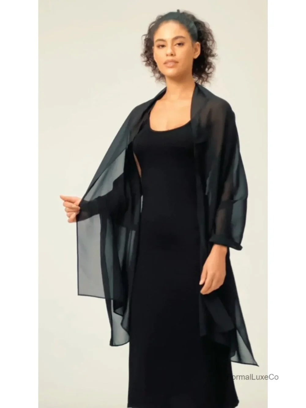Chiffon Shawl Wrap Scarf for Women Evening Wedding